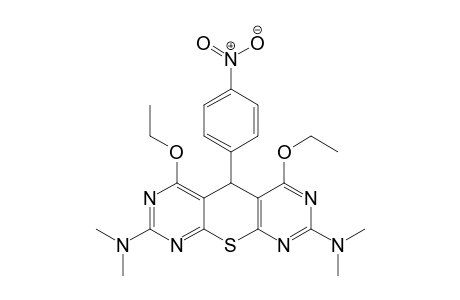2,8-Bis(dimethylamino)-4,6-diethoxy-5-(4-nitrophenyl)-5H-thiopyrano[2,3-d:6,5-d']dipyrimidine