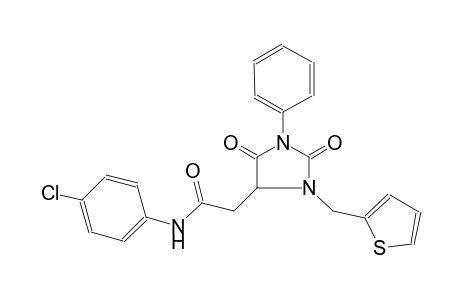 4-imidazolidineacetamide, N-(4-chlorophenyl)-2,5-dioxo-1-phenyl-3-(2-thienylmethyl)-