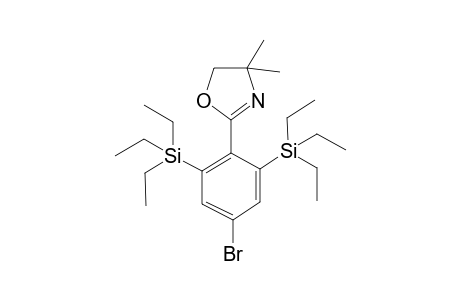 2-(4-bromo-2,6-bis(triethylsilyl)phenyl)-4,4-dimethyl-4,5-dihydrooxazole