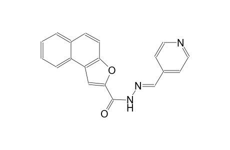 N'-[(E)-4-pyridinylmethylidene]naphtho[2,1-b]furan-2-carbohydrazide