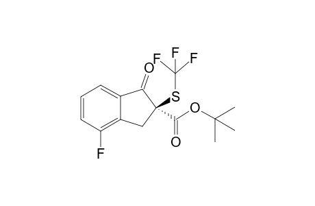 (2S)-tert-Butyl 2-trifluoromethanesulfenyl-4-fluoro-1-oxoindan-2-carboxylate