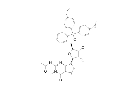 N2-ACETYL-5'-O-(4,4'-DIMETHOXY-TRITYL)-1-METHYL-GUANOSINE