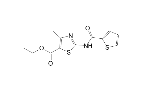 4-methyl-2-(2-thiophenecarboxamido)-5-thiazolecarboxyliac acid, ethyl ester