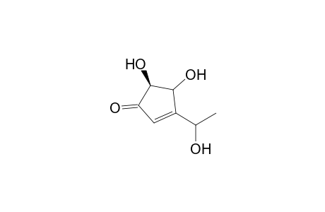 3-(1'-Hydroxyethyl)-4,5-dihydroxycyclopent-2-en-1-one