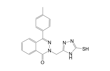 4-(4-methylphenyl)-2-[(5-sulfanyl-4H-1,2,4-triazol-3-yl)methyl]-1(2H)-phthalazinone