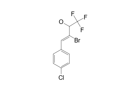 (Z)-4,4,4-TRIFLUORO-3-HYDROXY-2-BROMO-1-(4-CHLOROPHENYL)-BUT-1-ENE