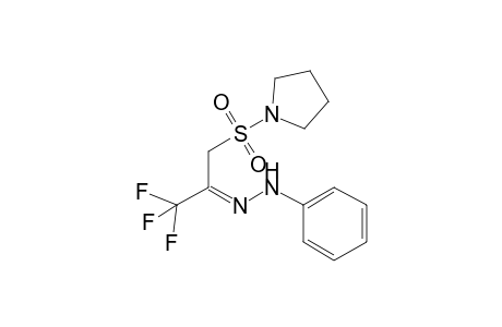 N-(2-Phenylhydrazono-3,3,3-trifluoropropyl)sulfonylpyrrolidine