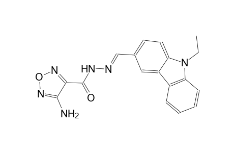 1,2,5-oxadiazole-3-carboxylic acid, 4-amino-, 2-[(E)-(9-ethyl-9H-carbazol-3-yl)methylidene]hydrazide