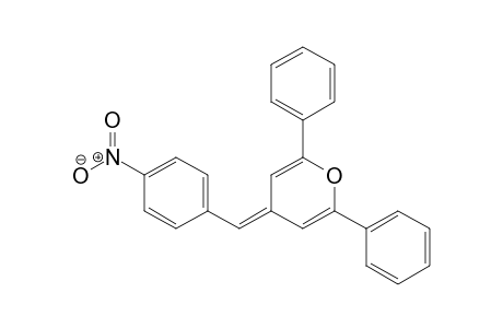 4H-pyran, 4-[(4-nitrophenyl)methylene]-2,6-diphenyl-