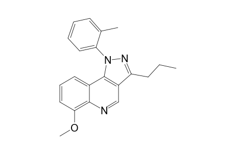 1-(2-Methylphenyl)-3-propyl-6-methoxypyrazolo[4,3-c]quinoline