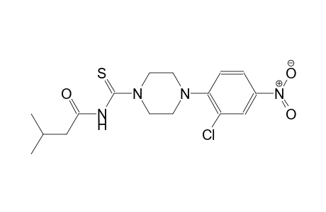 butanamide, N-[[4-(2-chloro-4-nitrophenyl)-1-piperazinyl]carbonothioyl]-3-methyl-