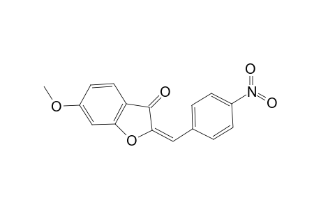 3(2H)-Benzofuranone, 6-methoxy-2-[(4-nitrophenyl)methylene]-, (E)-