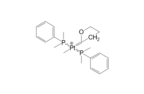trans-[PT(CCH2CH2CH2O)ME(PME2PH)2]+