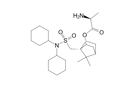 L-Alanine, 1-[[(dicyclohexylamino)sulfonyl]methyl]-7,7-dimethylbicyclo[2.2.1]hept-2-yl ester, (1S-exo)-