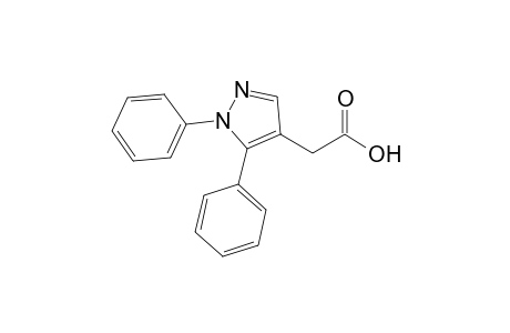 1H-Pyrazole-4-acetic acid, 1,5-diphenyl-