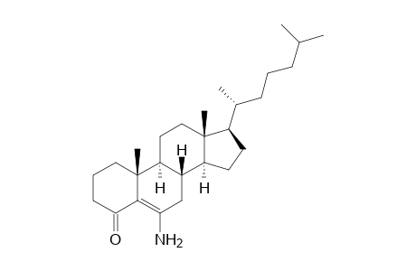 Cholest-5-en-4-one, 6-amino-