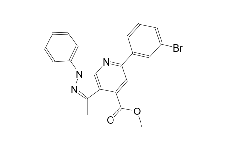 methyl 6-(3-bromophenyl)-3-methyl-1-phenyl-1H-pyrazolo[3,4-b]pyridine-4-carboxylate