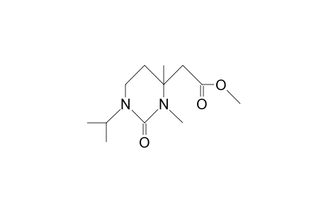 1-Isopropyl-3,4-dimethyl-4-methoxycarbonylmethyl-3,4,5,6-tetrahydro-2(1H)-pyrimidone