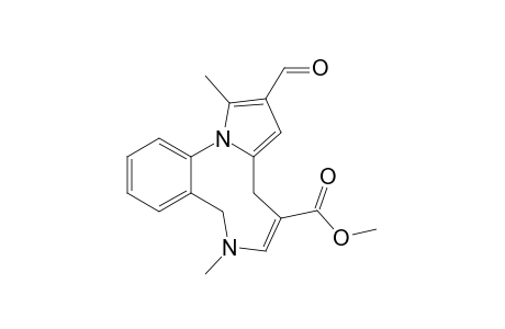 Methyl 11-Formyl-6,12-dimethyl-6,9-dihydro-5H-pyrrolo[1,2-a][1,6]benzodiazonine-8-carboxylate