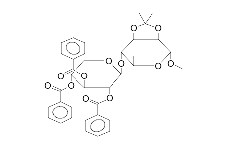 METHYL 2,3-O-ISOPROPYLIDENE-4-O-(2,3,4-TRI-O-BENZOYL-BETA-D-XYLOPYRANOSYL)-ALPHA-L-RHAMNOPYRANOSIDE