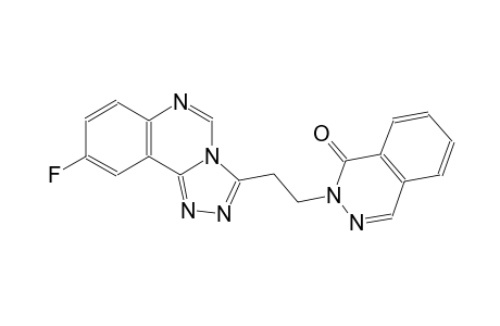 1(2H)-phthalazinone, 2-[2-(9-fluoro[1,2,4]triazolo[4,3-c]quinazolin-3-yl)ethyl]-