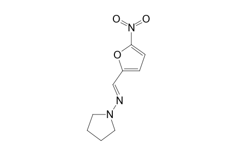 (E)-(5-nitro-2-furyl)methylene-pyrrolidin-1-yl-amine