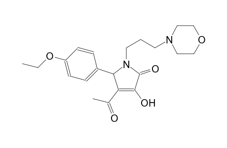 4-acetyl-5-(4-ethoxyphenyl)-3-hydroxy-1-[3-(4-morpholinyl)propyl]-1,5-dihydro-2H-pyrrol-2-one