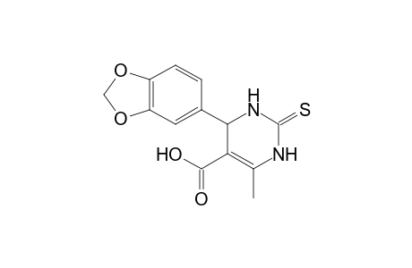 4-(Benzo[d][1,3]dioxol-5-yl)-6-methyl-2-thioxo-1,2,3,4-tetrahydropyrimidine-5-carboxylic acid