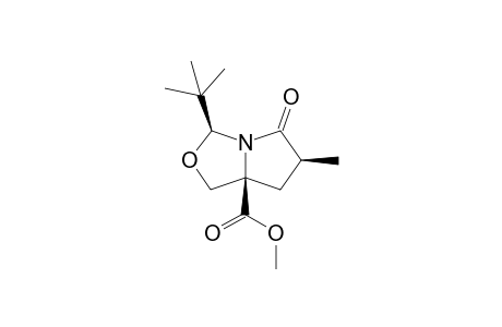 (3S,6S,7aR)-3-tert-Butyl-1,6,7,7a-tetrahydro-6-methyl-5-oxopyrrolo[1,2-c]oxazolidine-7a-carboxylic acid 7a-methyl ester