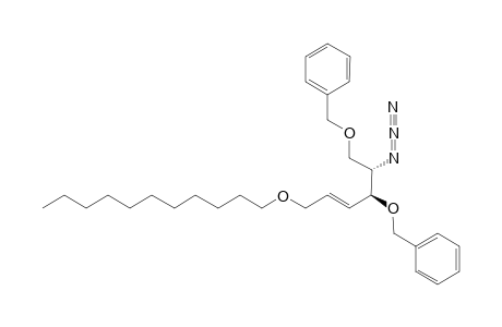 (E)-2-AZIDO-1,3-DI-O-BENZYL-2,4,5-TRIDEOXY-6-O-UNDECYL-D-ERYTHRO-HEX-4-ENITOL
