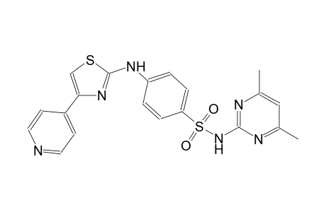 benzenesulfonamide, N-(4,6-dimethyl-2-pyrimidinyl)-4-[[4-(4-pyridinyl)-2-thiazolyl]amino]-