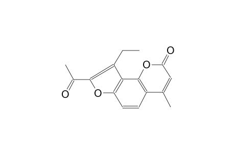 8-acetyl-9-ethyl-4-methyl-2H-furo[2,3-h]chromen-2-one
