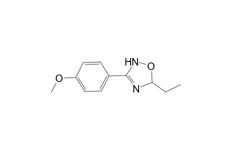 1,2,4-Oxadiazole, 5-ethyl-4,5-dihydro-3-(4-methoxyphenyl)-