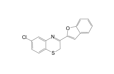 6-Chloro-3-(2'-benzofuryl)-2H-1,4-benzothiazine