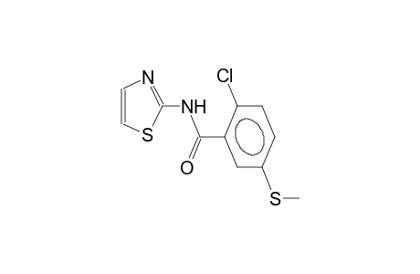 N-(2-thiazolyl)-2-chloro-5-methylthiobenzamide