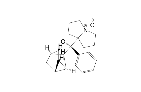 (1R*)-1-(1-AZABICYCLO-[3.3.0]-OCTAN-5-YL)-1-PHENYL-1-[(3R*)-3-TRICYCLO-[2.2.1.0-(2,6)]-HEPTYL]-METHAN-1-OL-HYDROCHLORIDE