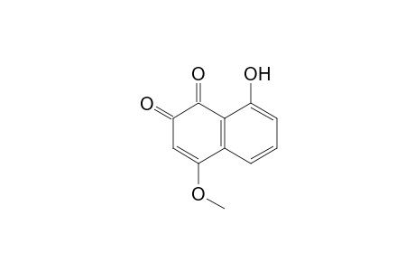 1,2-Naphthalenedione, 8-hydroxy-4-methoxy-