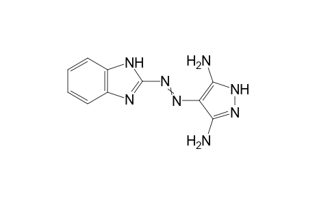 4-((1H-benzo[d]imidazol-2-yl)diazenyl)-1H-pyrazole-3,5-diamine