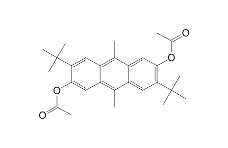 2,6-Diacetoxy-3,7-di-t-butyl-9,10-dimethylanthracene