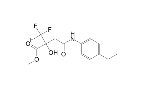 methyl 4-(4-sec-butylanilino)-2-hydroxy-4-oxo-2-(trifluoromethyl)butanoate
