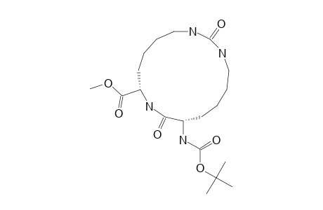 (8S,11S)-11-TERT.-BUTOXYCARBONYLAMINO-2,10-DIOXO-1,3,9-TRIAZACYCLOPENTADECANE-8-CARBOXYLIC-ACID,METHYLESTER