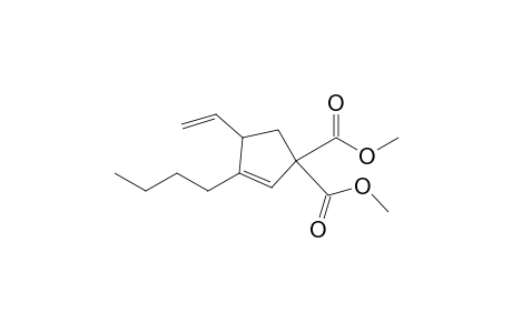 Dimethyl 3-butyl-4-vinyl-2-cyclopentene-1,1-dicarboxylate
