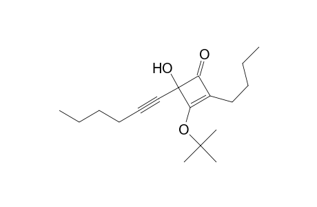 3-tert-Butoxy-2-n-butyl-4-hex-1-ynyl-4-hydroxycyclobut-2-en-1-one