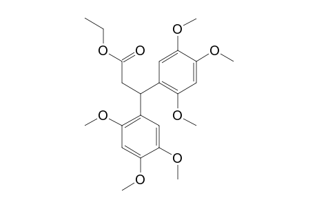 3,3-bis(2,4,5-trimethoxyphenyl)propionic acid ethyl ester
