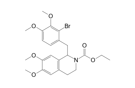 1-(2'-Bromo-3',4'-dimethoxybenzyl)-2-ethoxycarbonyl-6,7-dimethoxy-1,2,3,4-tetrahydroisoquinoline