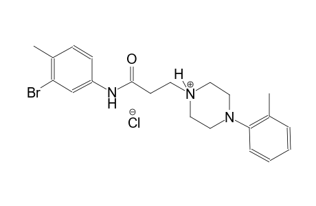 piperazinium, 1-[3-[(3-bromo-4-methylphenyl)amino]-3-oxopropyl]-4-(2-methylphenyl)-, chloride