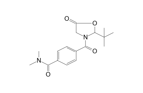 4-(2-t-Butyl-5-oxooxazolidine-3-carbonyl)-N,N-dimethylbenzamide