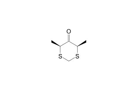 cis-4,6-Dimethyl-1,3-dithian-5-one