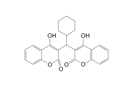 3,3'-(Cyclohexylmethylidene)-4,4'-dihydroxy-bis[2H-1-benzopyran-2-one]