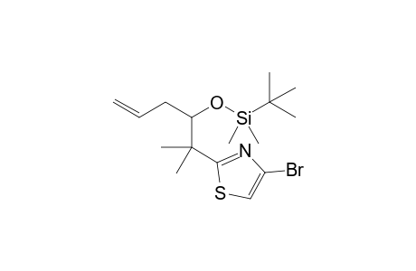 1-[1-(4-bromothiazol-2-yl)-1-methyl-ethyl]but-3-enoxy-tert-butyl-dimethyl-silane